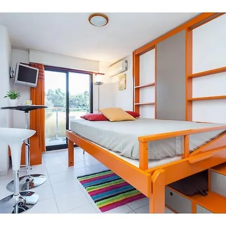 公寓 Magnifique Studio-cosy-vue Mer-terrasse-wifi-clim-avec Garage *